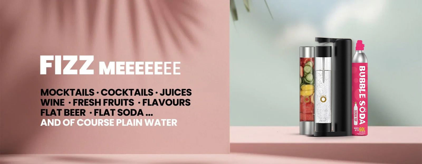 BubbleSoda sparkling drinks
